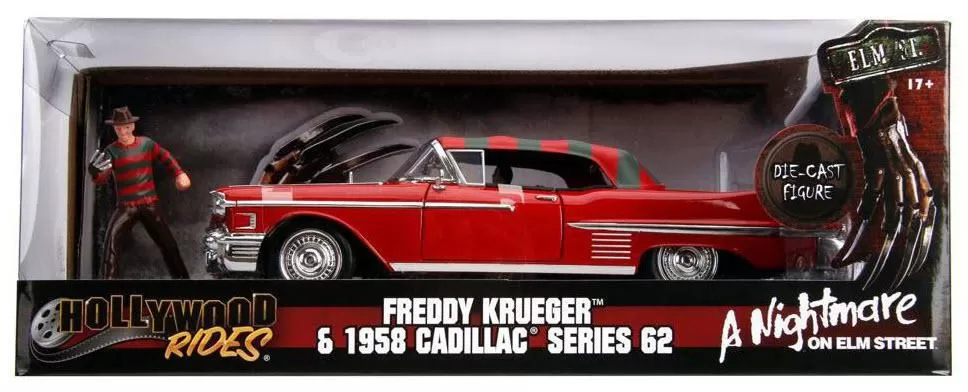 Macheta metalica freddy krueger 1958 cadillac model 62 scara 1 la 24 [7]