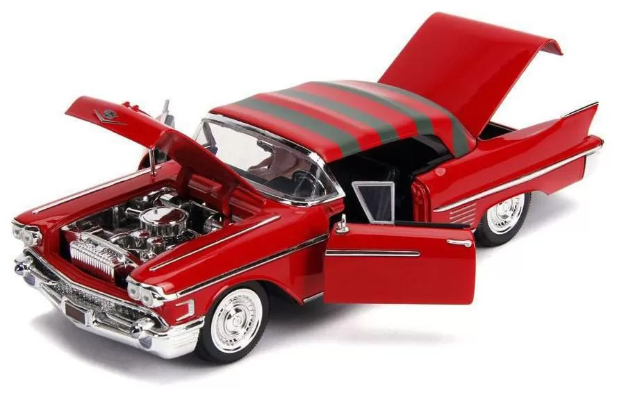Macheta metalica freddy krueger 1958 cadillac model 62 scara 1 la 24 [2]