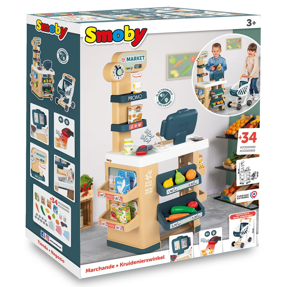 Magazin pentru copii Smoby Market cu 34 accesorii [8]