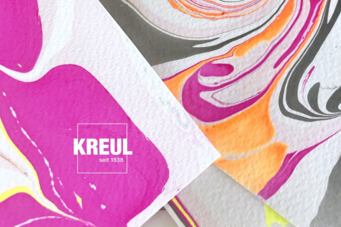 Magic Marble Marbling Love Neon! Kreul, set 6 buc x 20 ml [4]