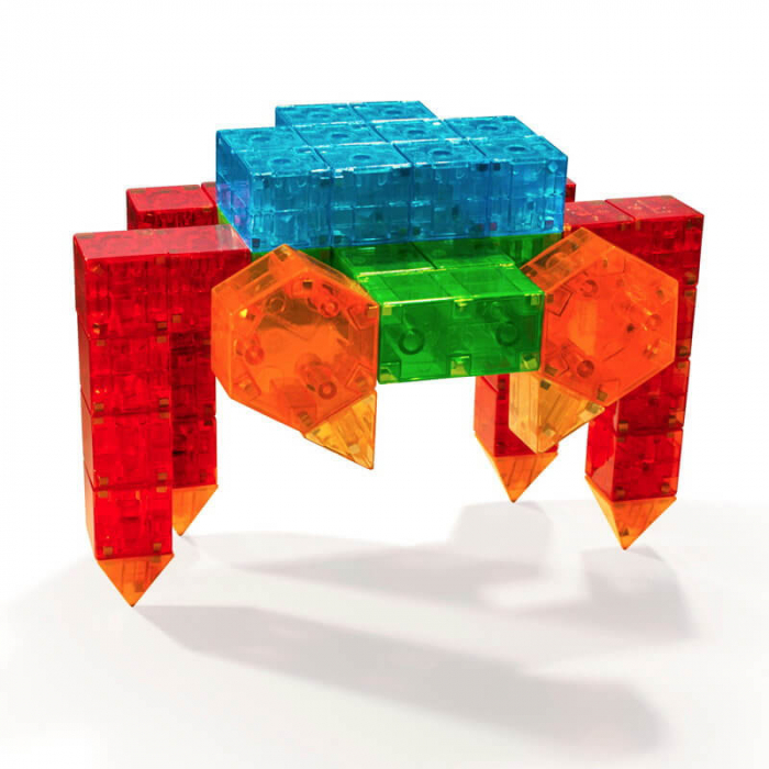 Joc de constructie magnetic ⭐ Magna-Tiles Qubix 85 piese [3]