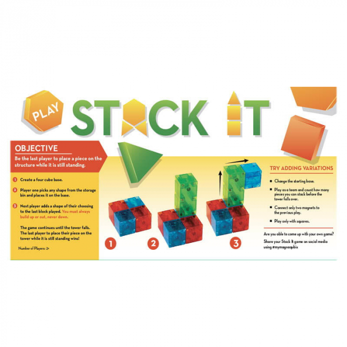 Joc de constructie magnetic ⭐ Magna-Tiles Qubix 85 piese [6]