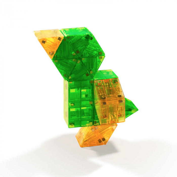Joc de constructie magnetic ⭐ Magna-Tiles Qubix 85 piese [4]