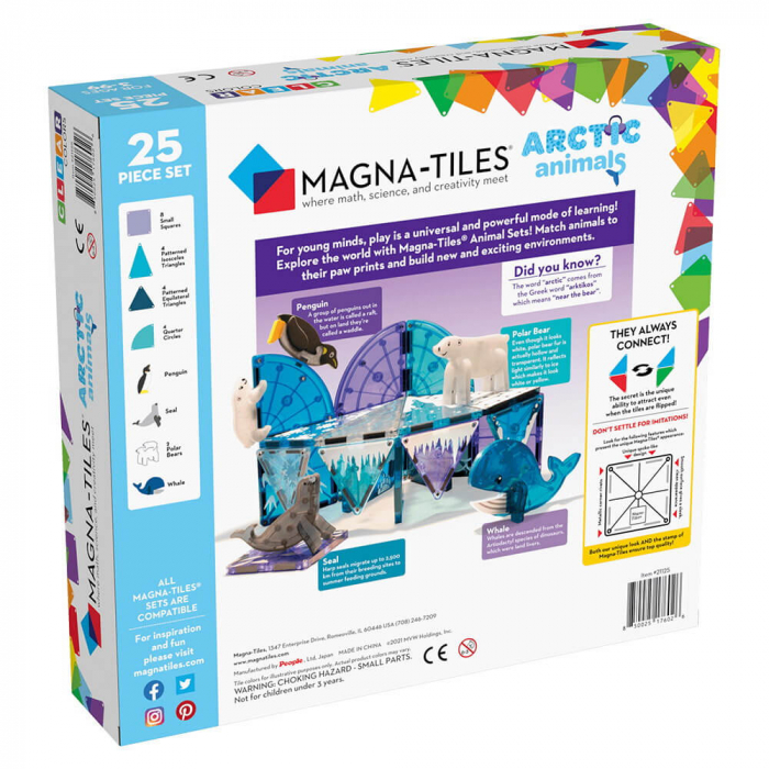 Joc de constructie magnetic ⭐ Magna-Tiles Arctic Animals [5]