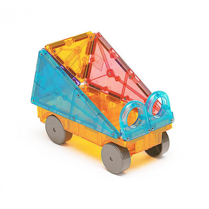 Joc de constructie magnetic ⭐ Magna-Tiles Clear Colors 48 [5]