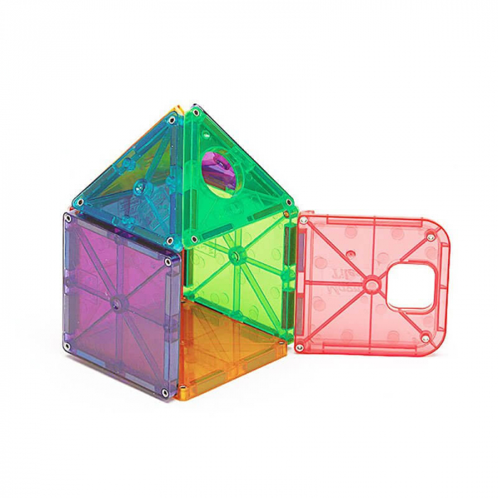 Joc de constructie magnetic ⭐ Magna-Tiles Clear Colors 48 [3]