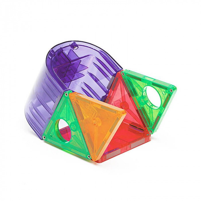Joc de constructie magnetic ⭐ Magna-Tiles Clear Colors 48 [4]