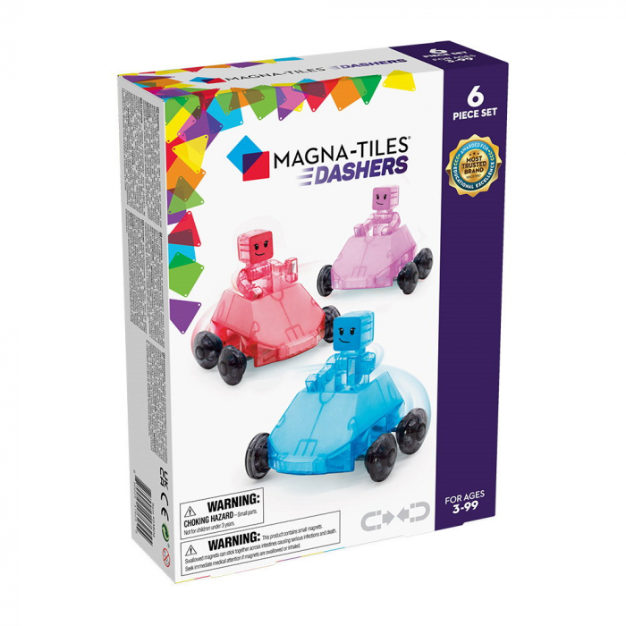MAGNA-TILES Dashers, set magnetic 6 piese, 3-9 ani [1]