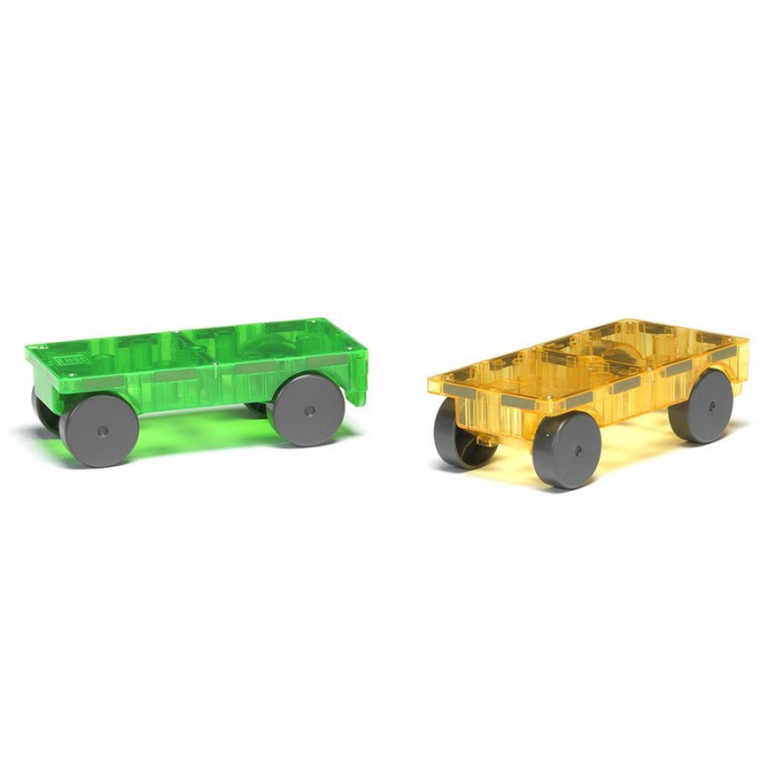 Joc de constructie magnetic ⭐ Magna-Tiles Extensie 2 Masini [2]