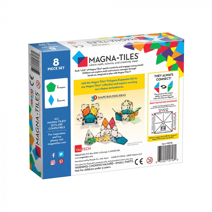 MAGNA-TILES Extensie Poligoane, 8 piese [4]