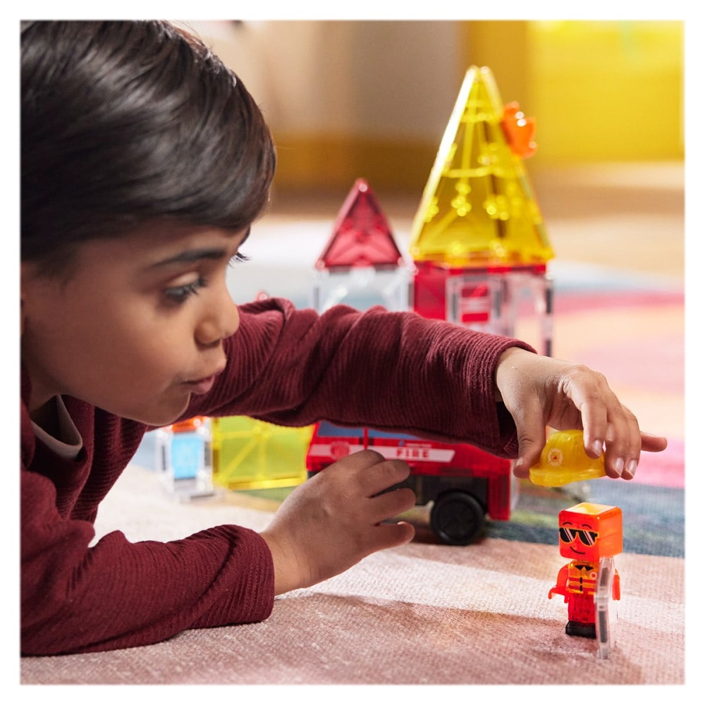 MAGNA-TILES Fire Rescue, 27 piese, copii varsta 3-9 ani [5]