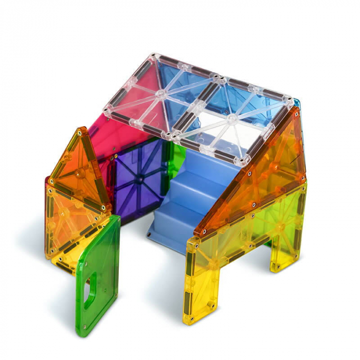 Joc de constructie magnetic ⭐ Magna-Tiles House 28 piese [5]
