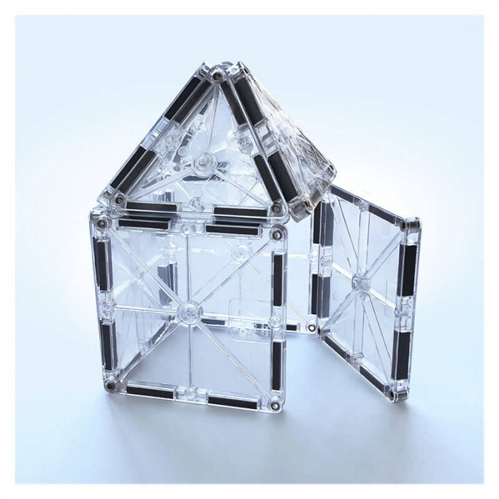 Joc de constructie magnetic ⭐ Magna-Tiles Ice Transparent [3]