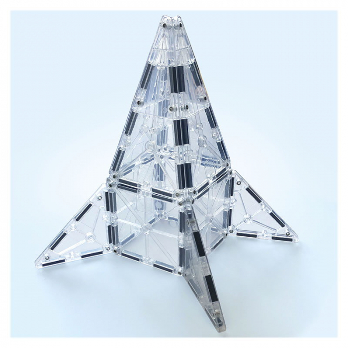 Joc de constructie magnetic ⭐ Magna-Tiles Ice Transparent [2]