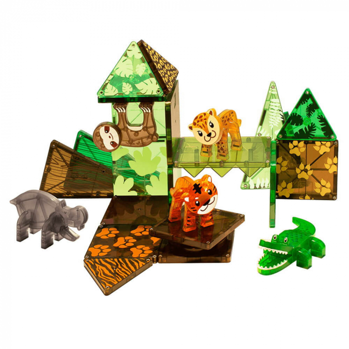 Joc de constructie magnetic ⭐ Magna-Tiles Jungle Animals [2]
