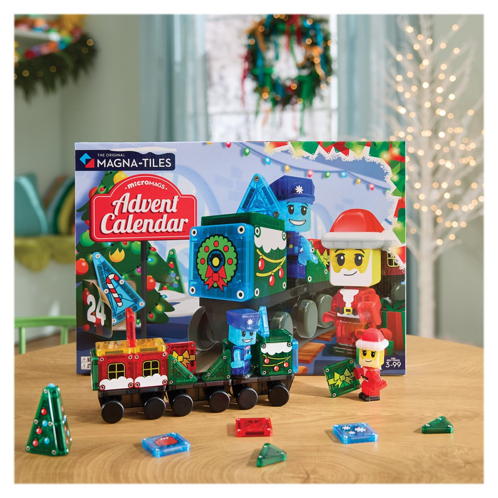 MAGNA-TILES microMAGS Advent Calendar, copii varsta 3-9 ani [5]