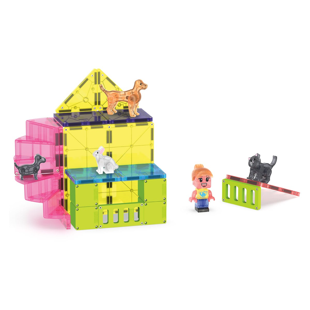 MAGNA-TILES Pet Playhouse, 50 piese, copii varsta 3-9 ani [5]