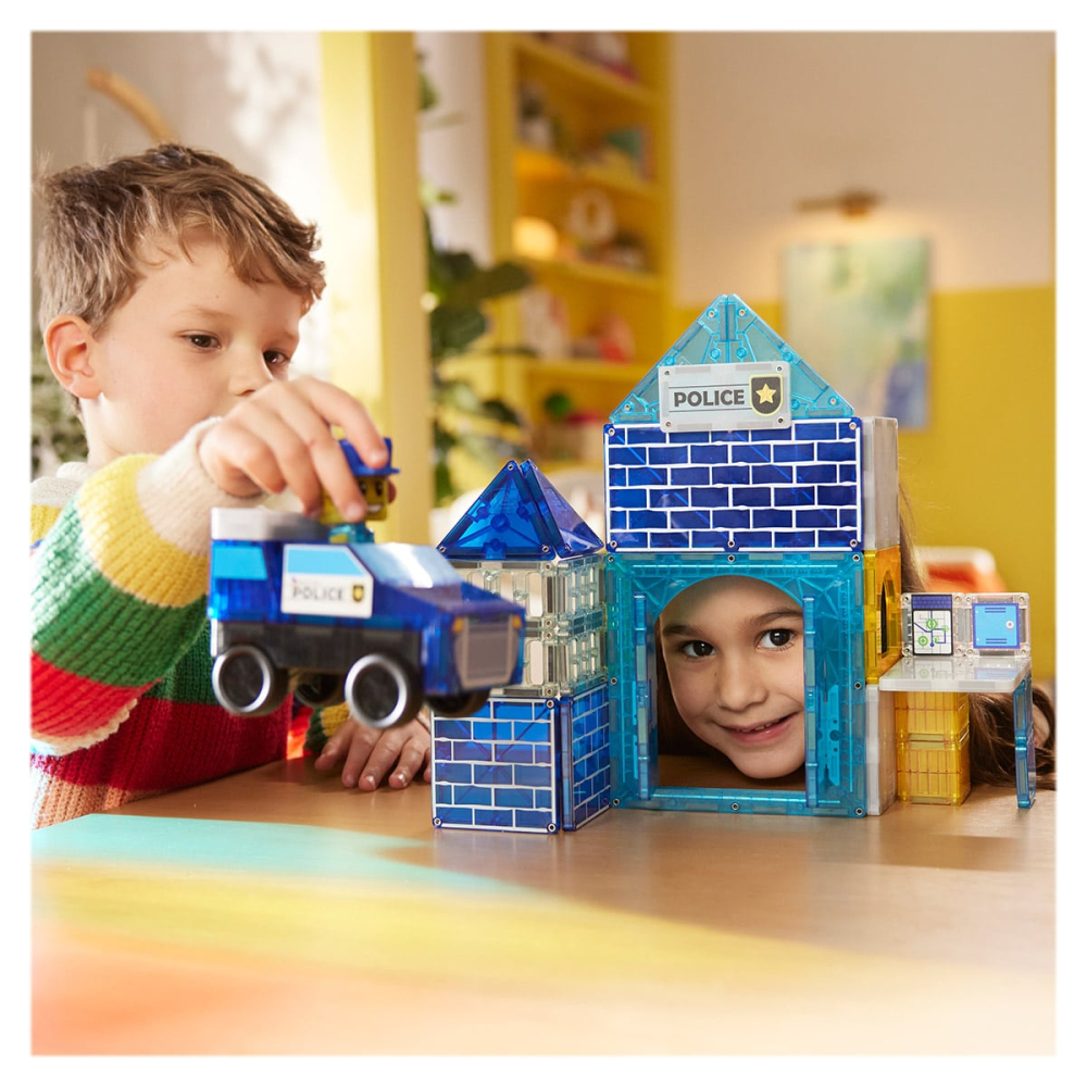 MAGNA-TILES Police Station, 35 piese, copii varsta 3-9 ani [2]