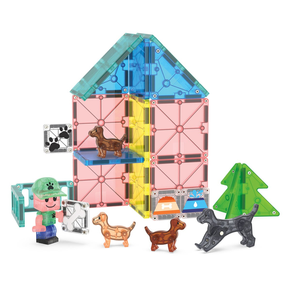 MAGNA-TILES Puppy Park, 27 piese, copii varsta 3-9 ani [3]