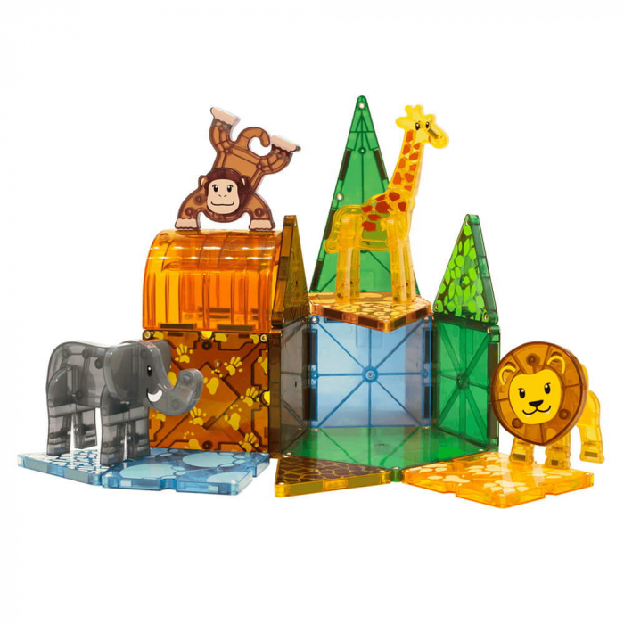 Joc de constructie magnetic ⭐ Magna-Tiles Safari Animals [2]