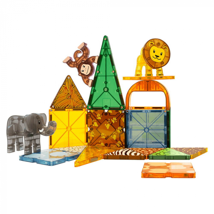 Joc de constructie magnetic ⭐ Magna-Tiles Safari Animals [3]