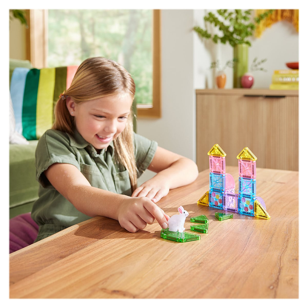 MAGNA-TILES Spring Garden, Travel set, varsta 3-9 ani [3]