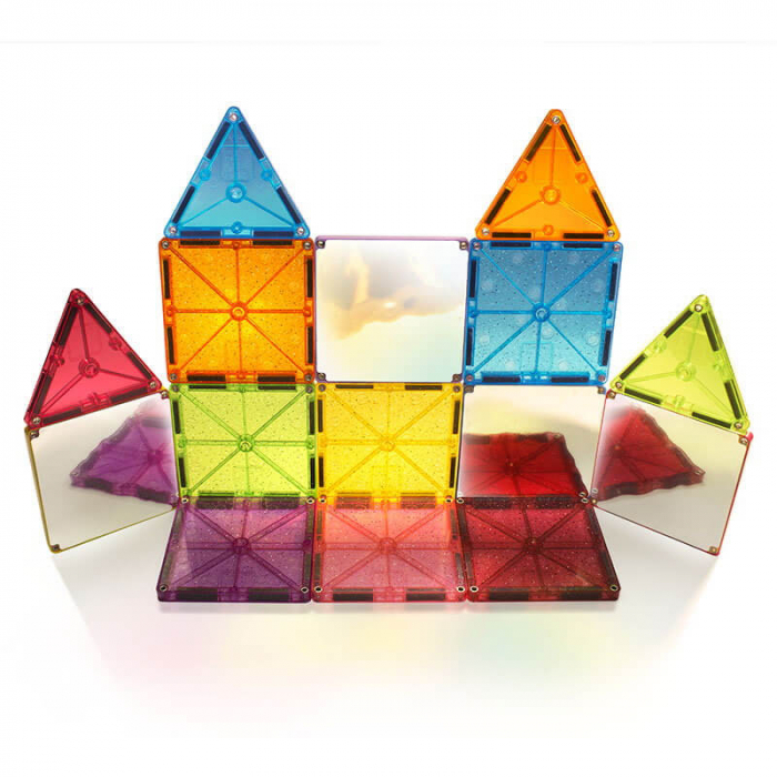 Joc de constructie magnetic ⭐ Magna-Tiles Stardust oglinzi [4]