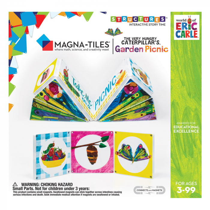 Magna-Tiles Structures, Omida mancacioasa, Garden picnic, 3-9 ani [1]