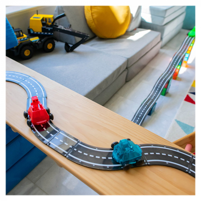 MAGNA-TILES XTRAS Roads, extensie 12 piese, 3-9 ani [4]