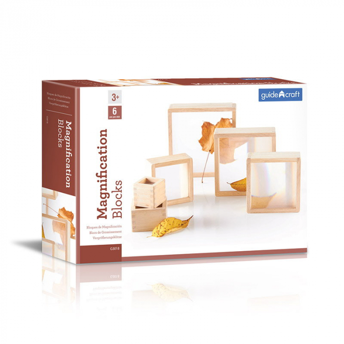 Magnification Blocks cu efect de marire, Guidecraft, 2-9 ani [5]