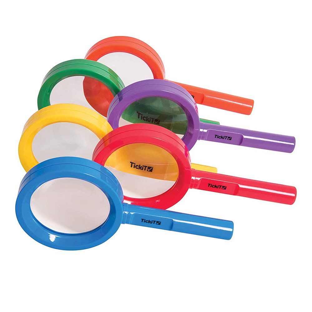 Magnifiers, set 6 lupe colorate, TickiT, 3-10 ani [4]
