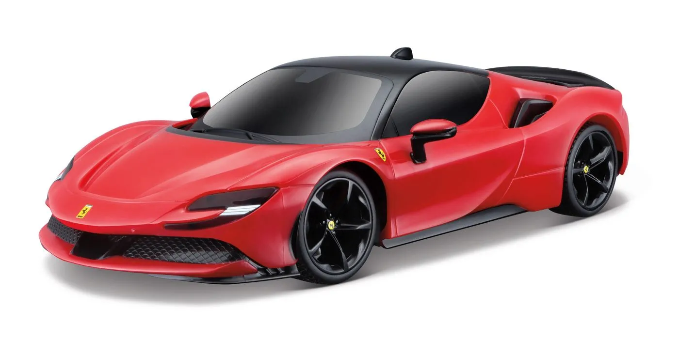 Maisto masinuta cu sunete si lumini ferrari sf90 stradale scara 1 la 24, copii 5 ani pana la 9 ani [2]