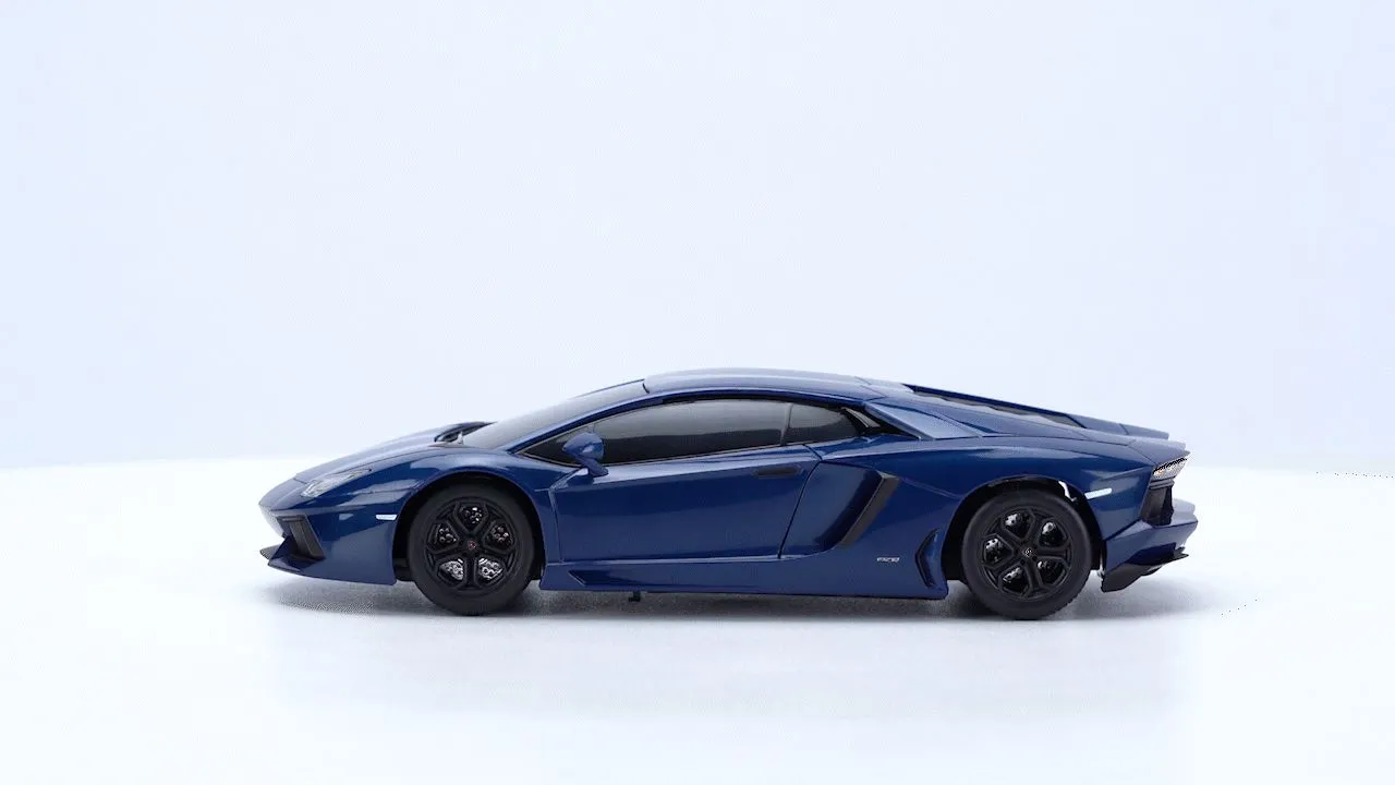 Maisto masinuta cu telecomanda 2.4ghz lamborghini aventador coupe scara 1 la 24, copii 5 ani-9 ani [9]