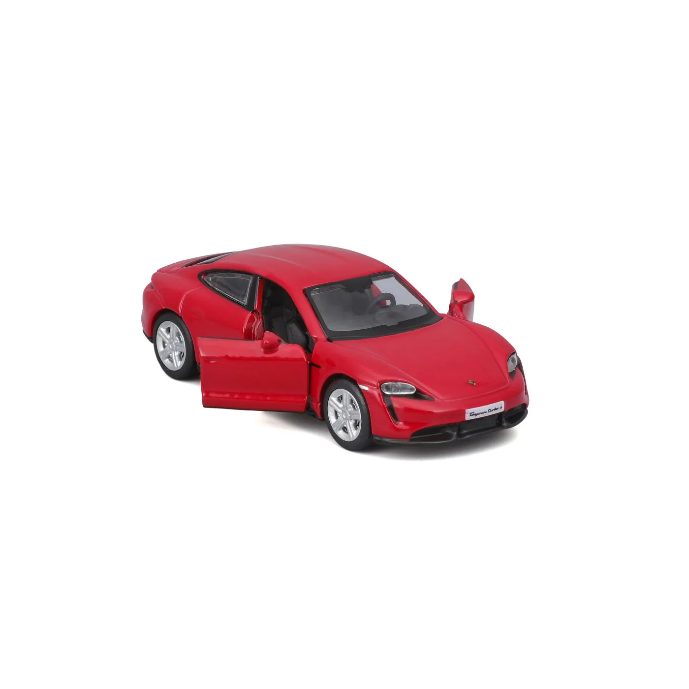 Maisto masinuta metalica speed icons porsche taycan turbo s rosu scara 1 la 64, copii 14 ani-+15 ani [3]
