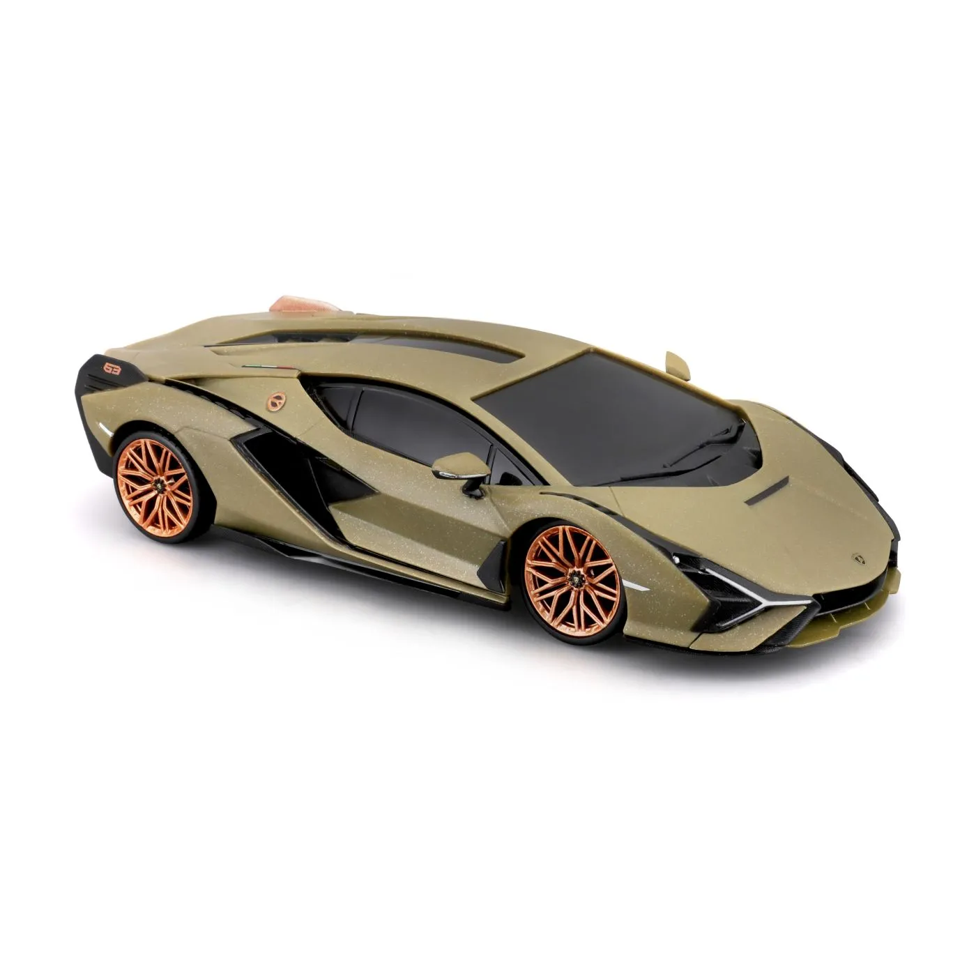 Maisto masinuta premium cu telecomanda 2.4ghz lamborghini sian fkp37 scara 1 la 24, copii 5 -10 ani [3]