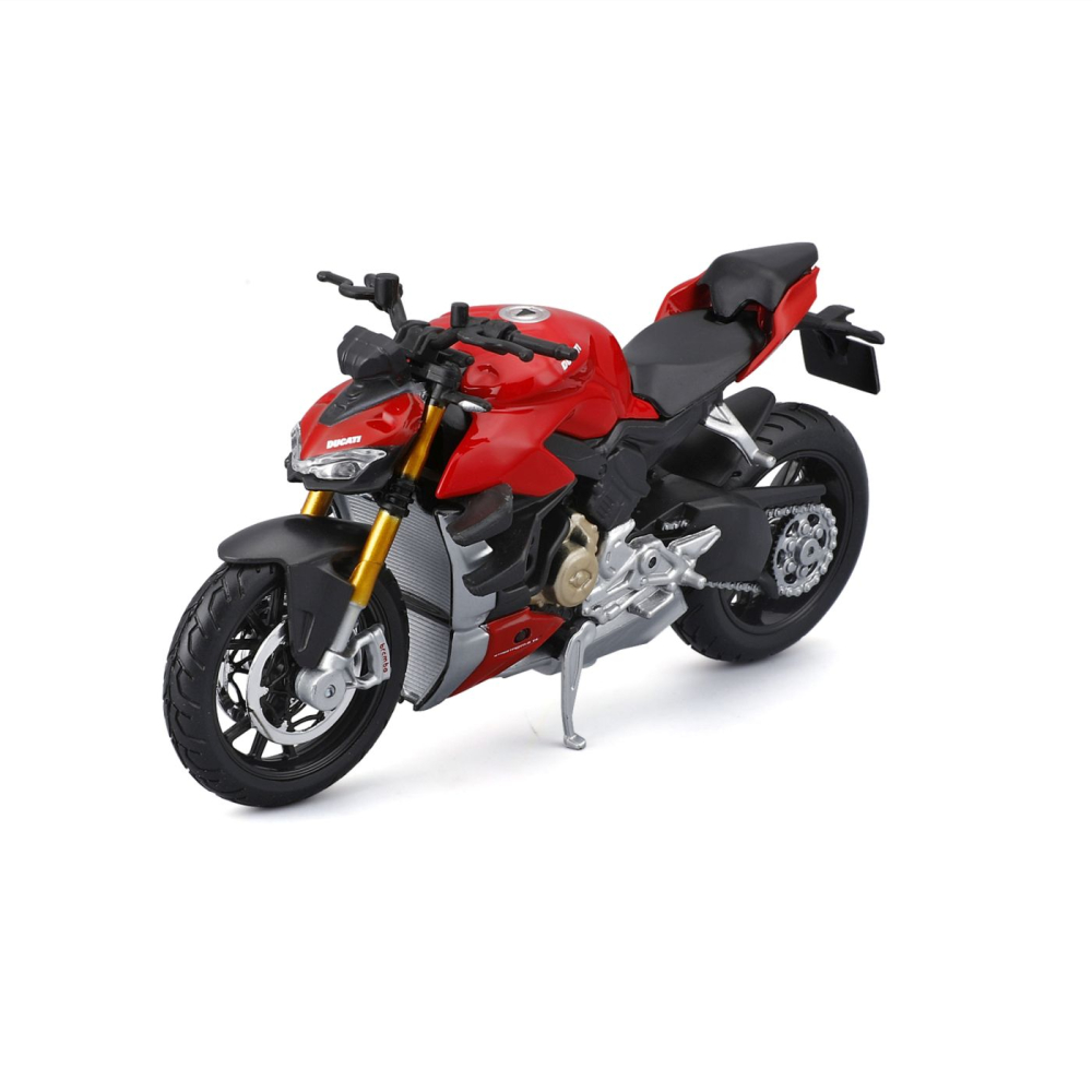 Maisto motocicleta metalica cu stand editie speciala ducati super naked scara 1 la 18 [3]