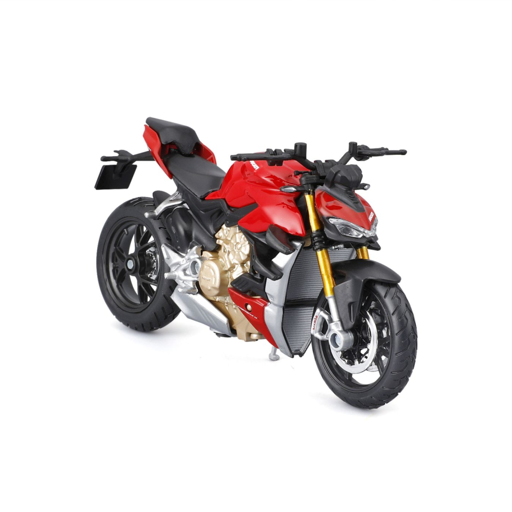 Maisto motocicleta metalica cu stand editie speciala ducati super naked scara 1 la 18 [2]