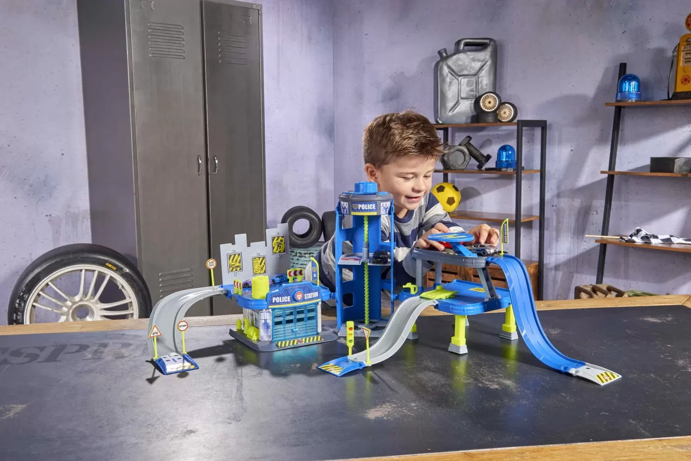 Majorette creatix set sectia de politie cu sunete si lumini [3]