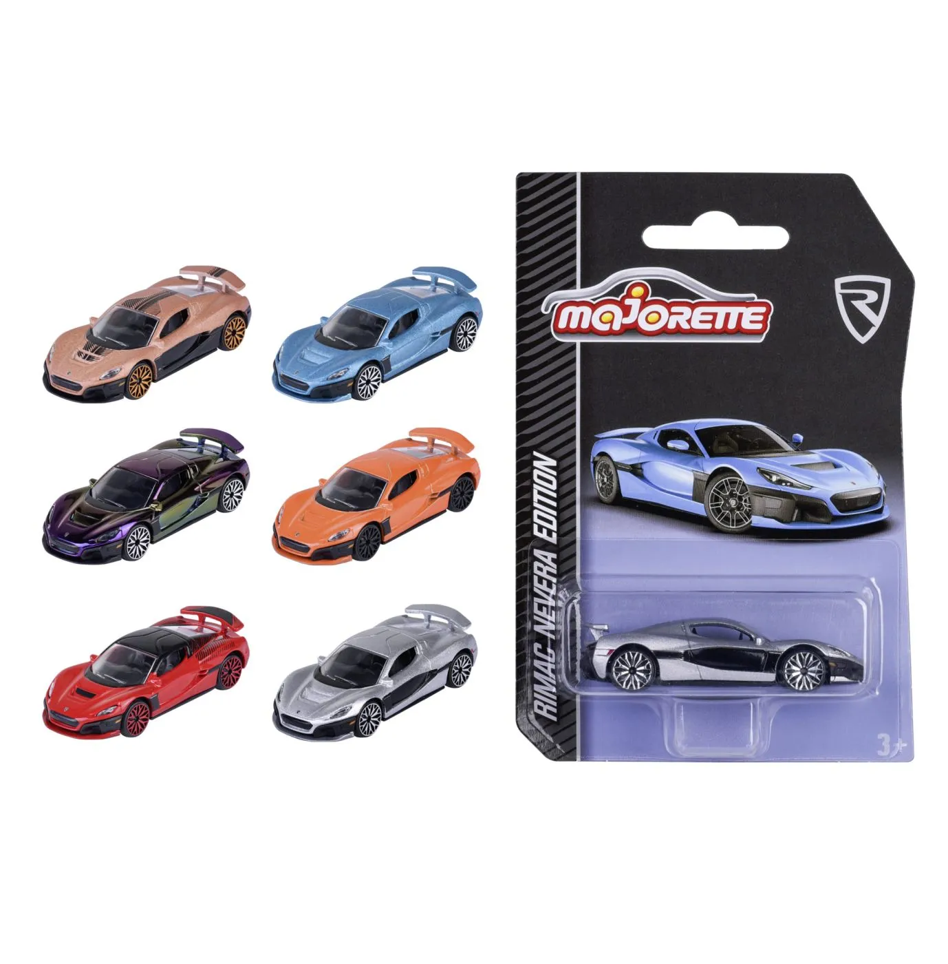 Majorette masinuta metalica rimac nevera edition 7.5cm, varsta de la 4 ani la 8 ani [4]