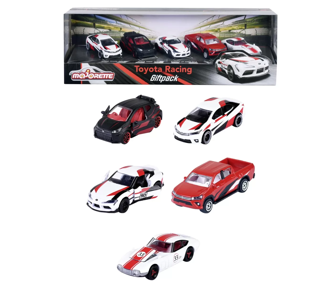 Majorette masinute metalice pachet cadou toyota 5 masini [1]