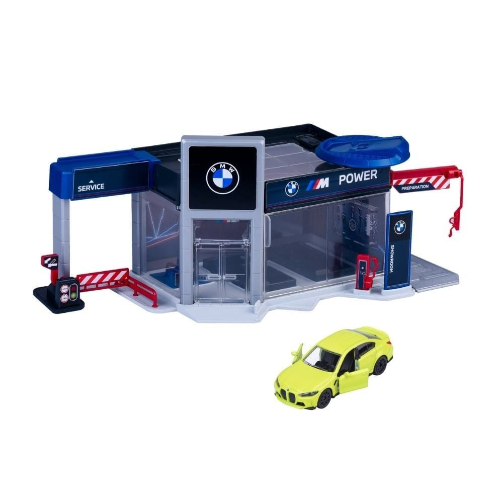 Majorette set showroom auto bmw cu masinuta inclusa bmw m3 varsta 3 ani -10 ani [2]
