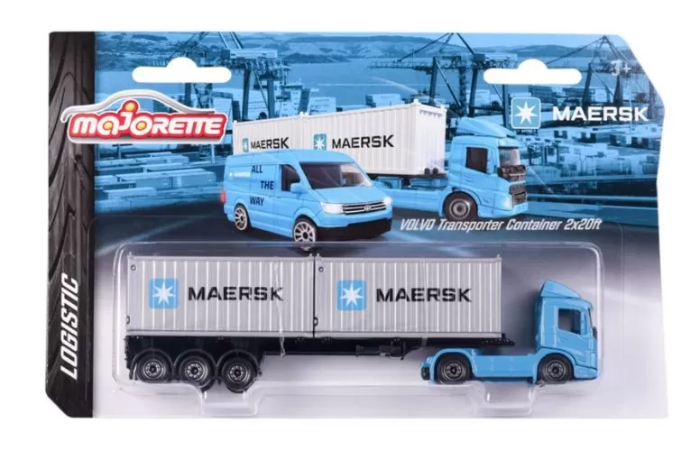 Majorette transportor maersk volvo crafter si airbus, varsta de la 3 ani la +15 ani [1]