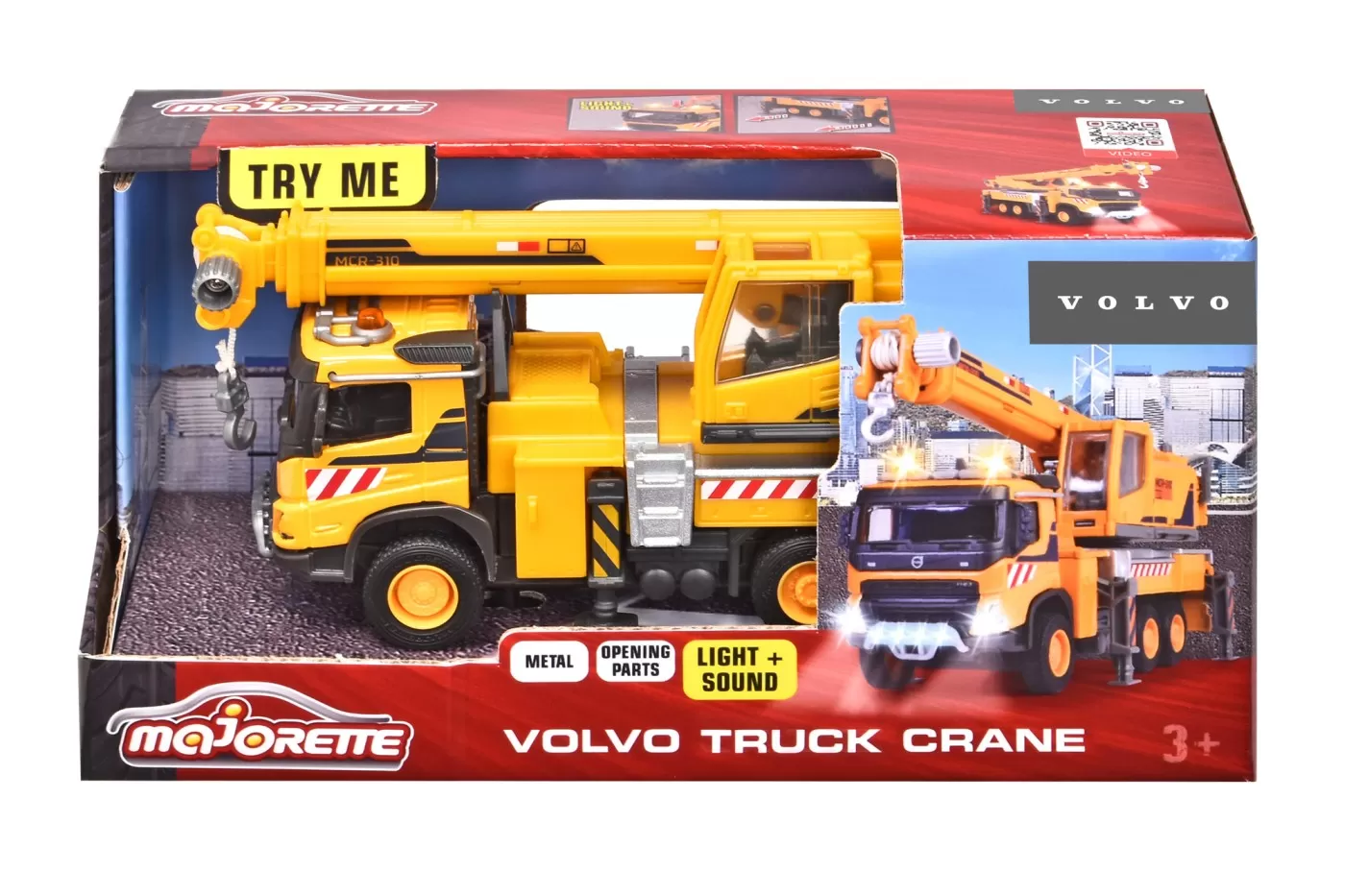 Majorette volvo camion cu macara [1]