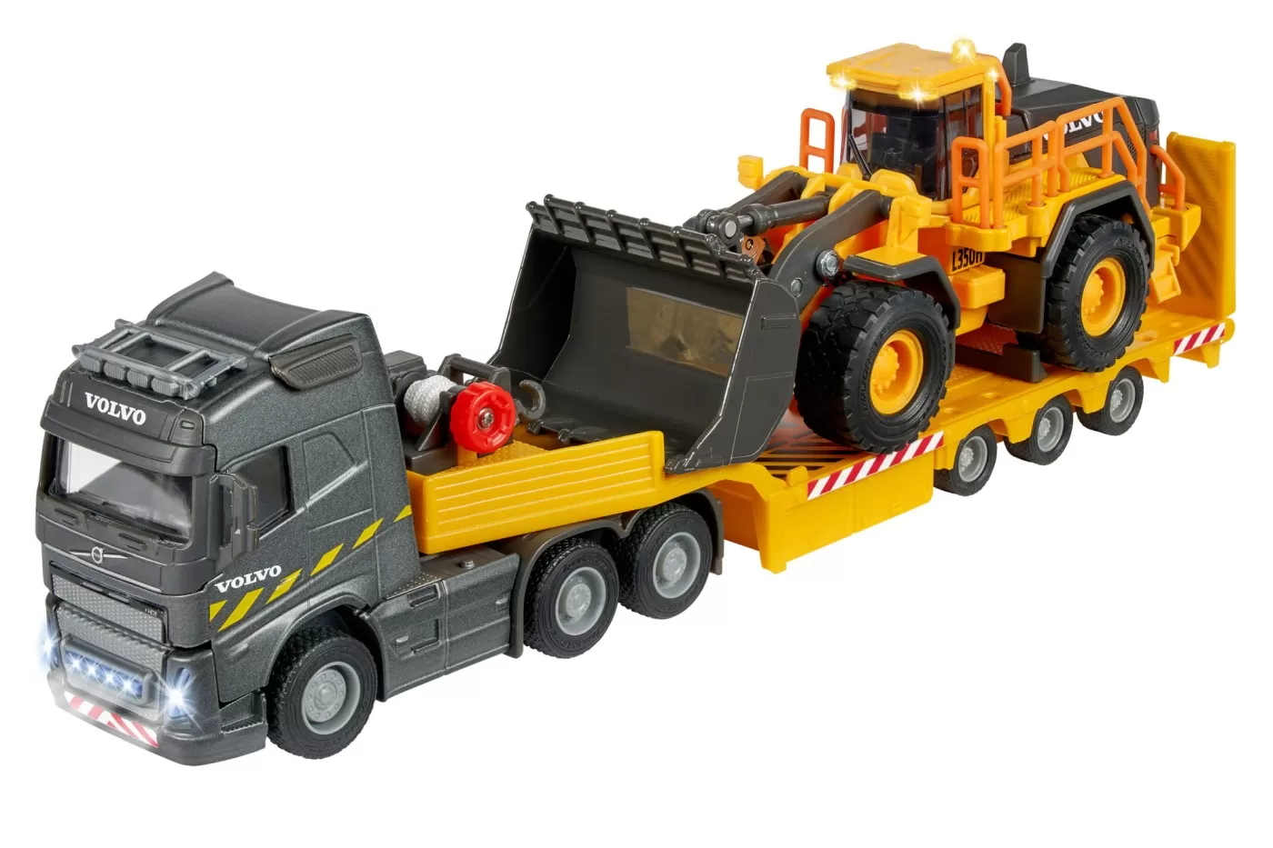 Majorette volvo  camion si incarcator frontal scara 1 la 43 [2]
