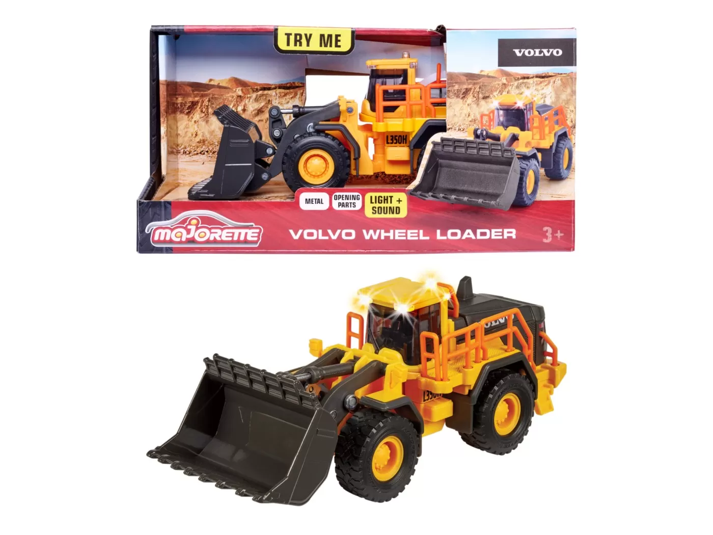 Majorette volvo incarcator frontal scara 1 la 43 [6]