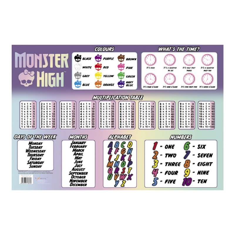 Mapa birou St.Majewski Monster High, A3, cu 2 fete, 661280 [2]