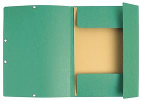 Mapa carton cu elastic 400g verde exacompta [2]