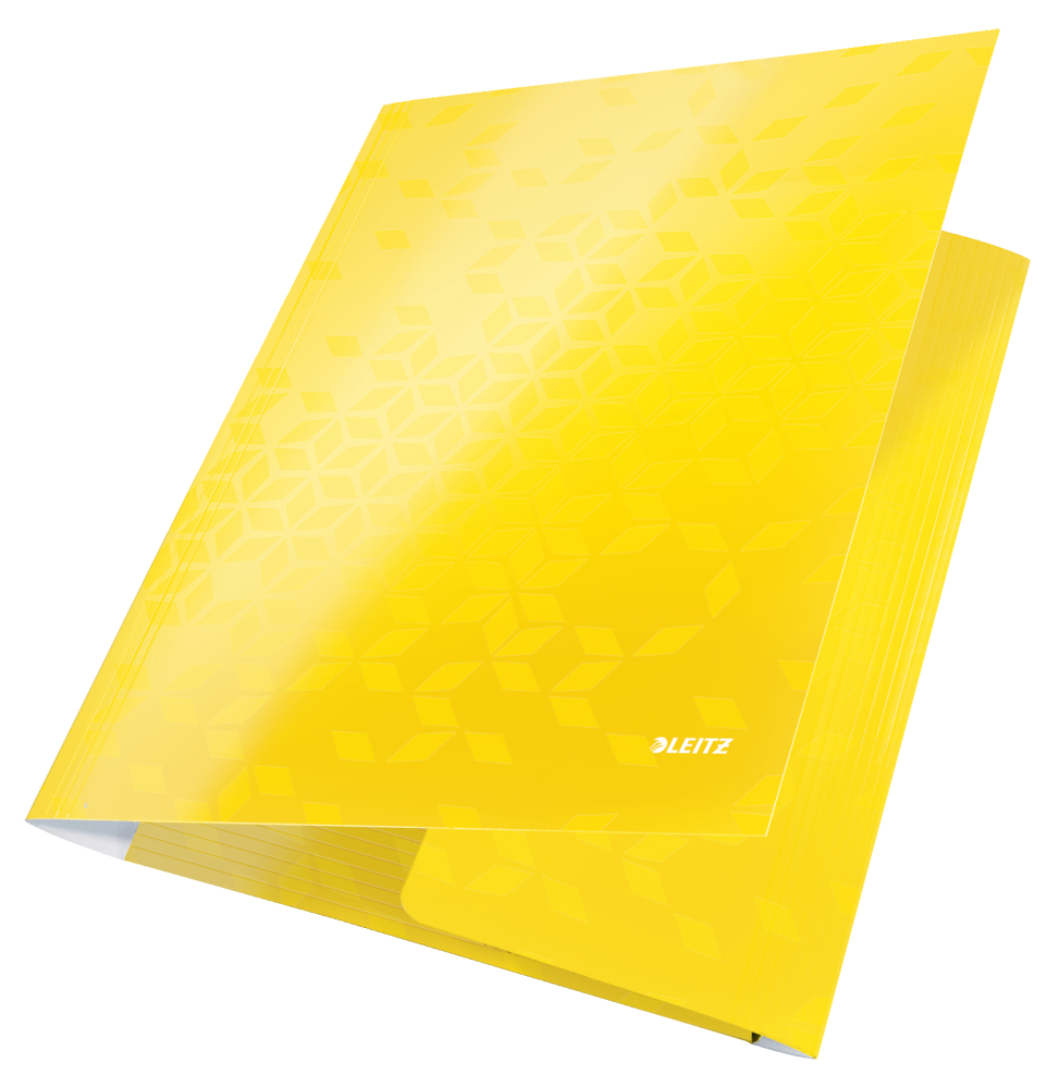 Mapa carton cu elastic galbena wow leitz [2]