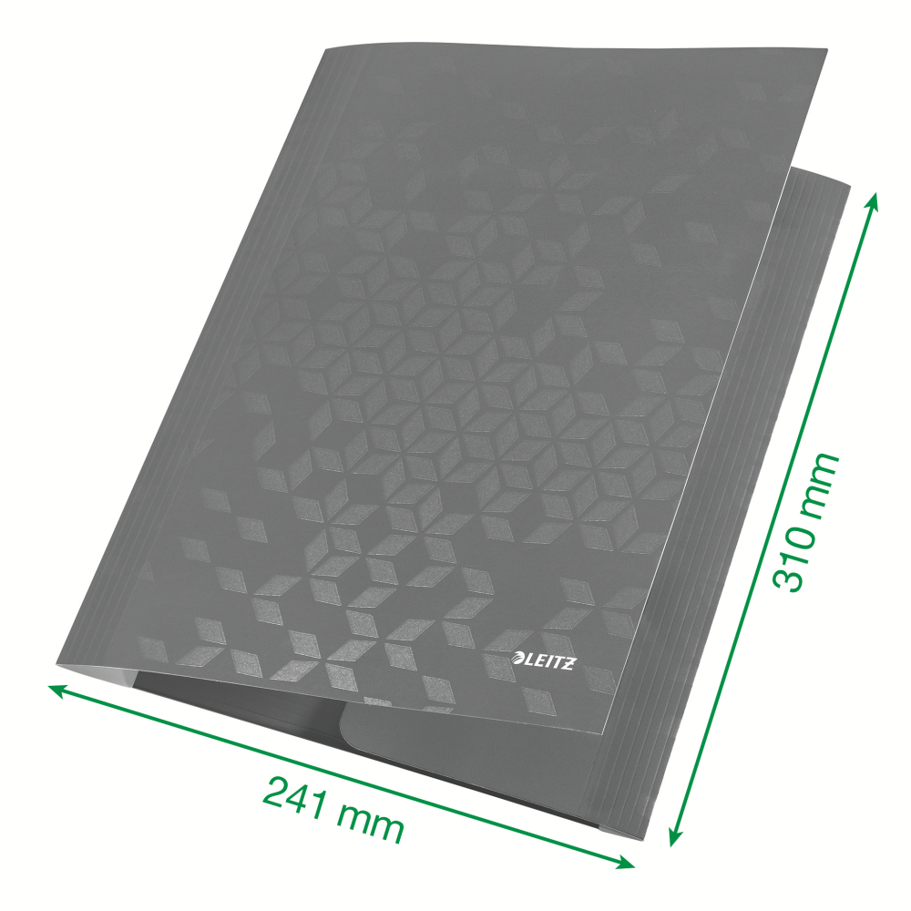 Mapa carton cu elastic rosie wow leitz [5]