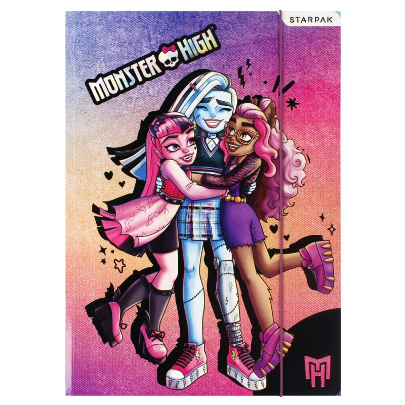 Mapa carton Starpak Monster High, cu elastic, A4 [2]